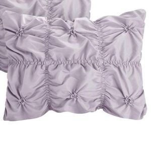 NWOT Halpert Lavender Pinch Pleat Pillow Sham